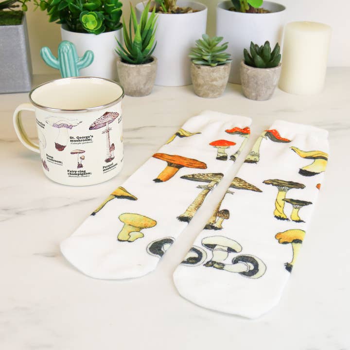 Mug & Socks - Mushroom for wholesale by Gift Republic