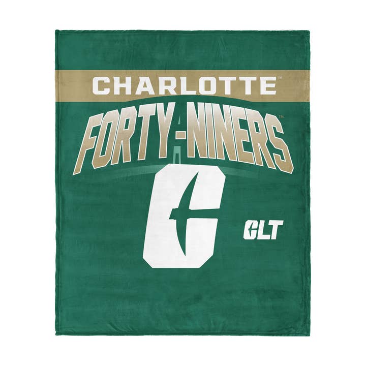 The Northwest Group - Wholesale Throw Blanket - NCAA UNC Charlotte 49ers - Silk Touch Throw