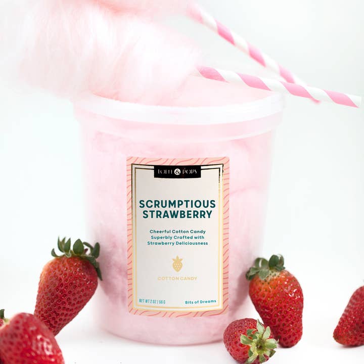 Lolli and Pops - Wholesale Cotton Candy - Scrumptious Strawberry Cotton Candy2