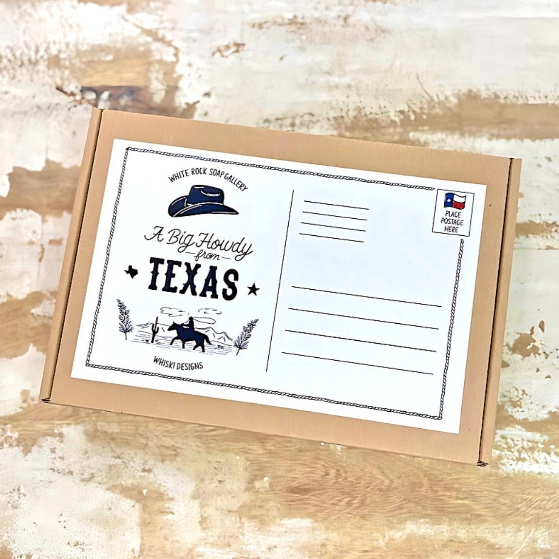 White Rock Soap Gallery - Wholesale Travel Candles - Texas-Sized Postcard - Travel Candle Gift Set3