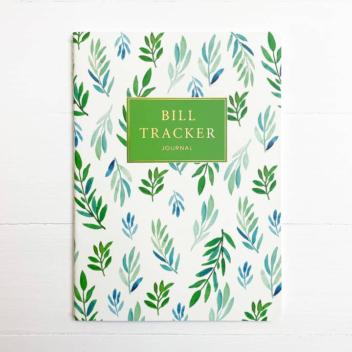 Bill Tracker Journal for wholesale by Daisy and Decor