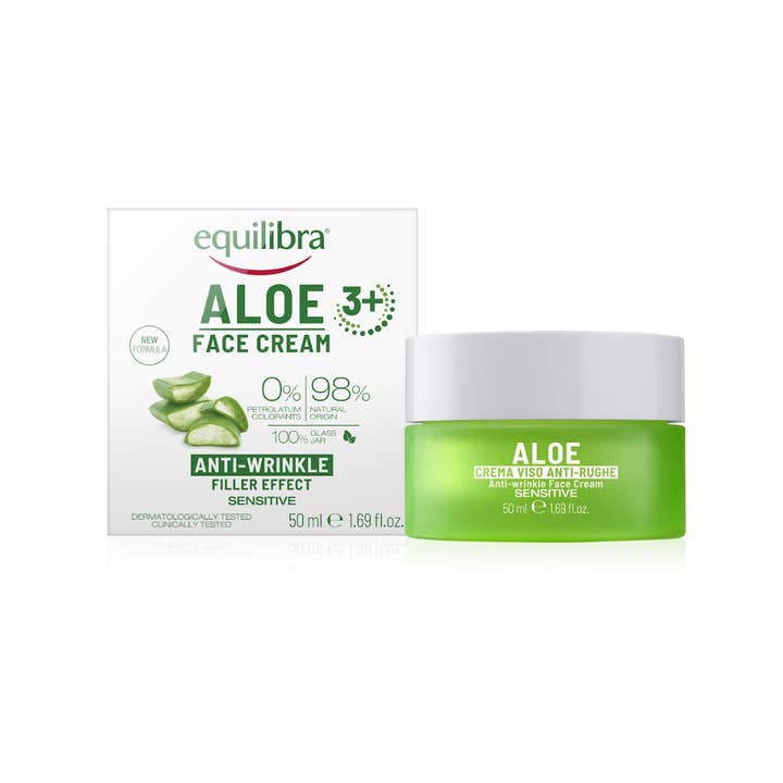 Equilibra Aloe Anti-wrinkle Face Cream 50ml for wholesale by Hair Industry Australia