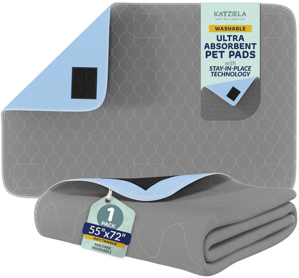 Katziela – wholesale Pet cleaning supplies – Katziela Quick-Drying Washable Pee Pads for Dogs Waterproof 6