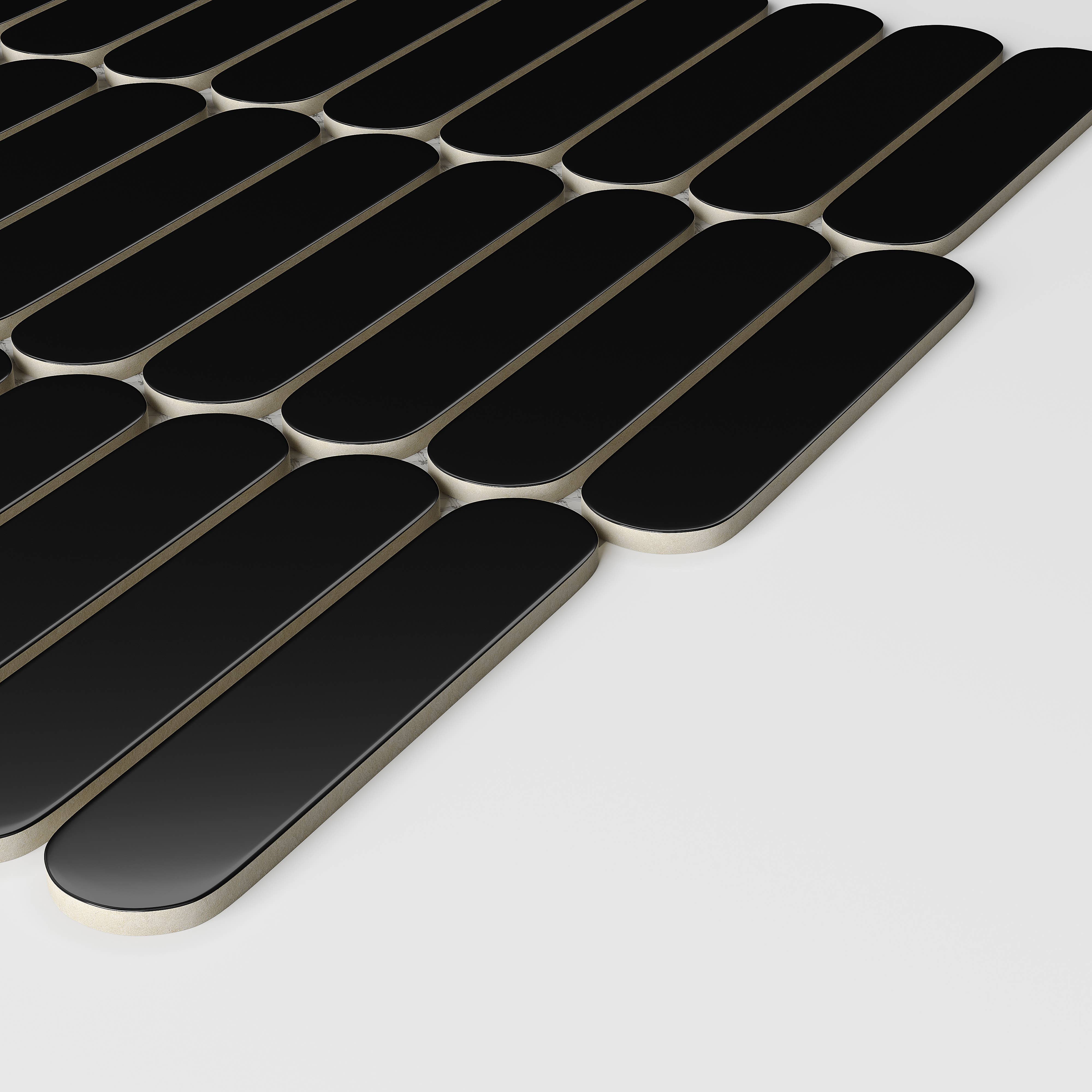 Thomas Avenue Ceramics - Vente Carrelages muraux - Carrelage mural en mosaïque de porcelaine de Vienne, 12 x 12 po13