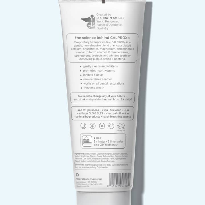 Supersmile - Wholesale Toothpaste - Large Fluoride Free professional whitening system2