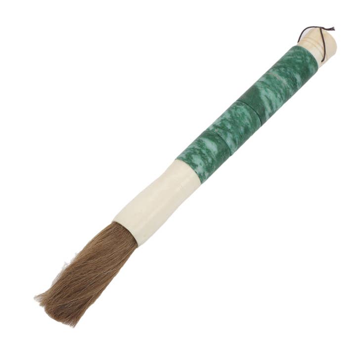Green Jade Caligraphy Brush for wholesale by Legend Accents