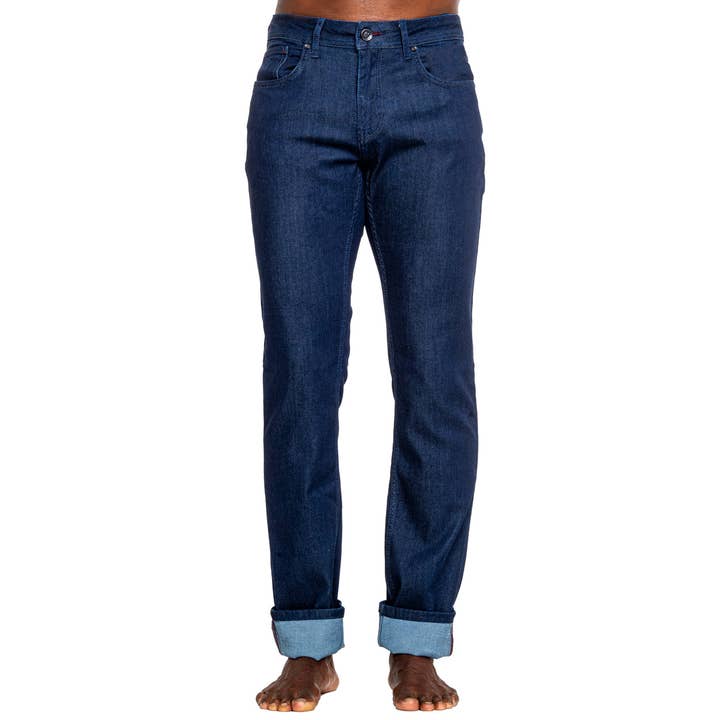 EIGHT X - Venta al por mayor Vaqueros - Hombre - Vaqueros slim fit ecológicos For the Forest - Azul marino
