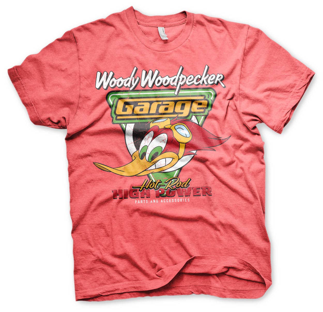 Hybris Production AB - Wholesale Screen Printed T-Shirt - Unisex - Woody Woodpecker Garage T-Shirt6