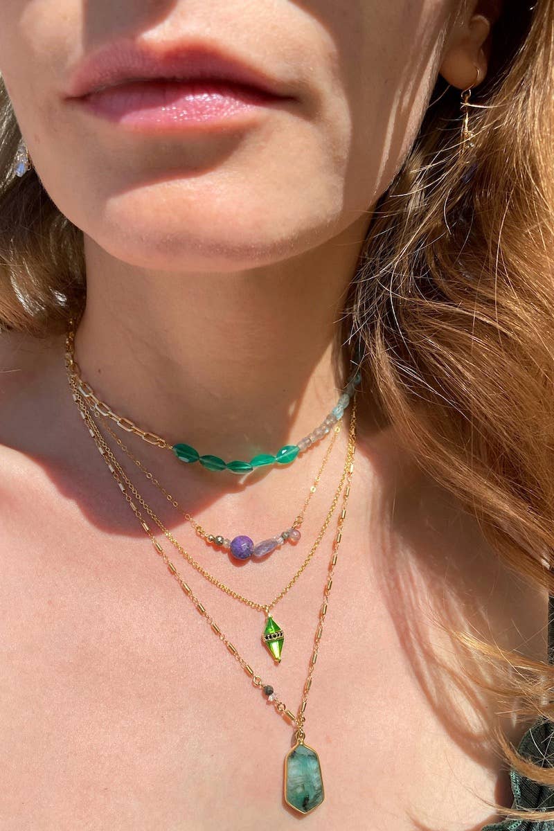 Native Gem - Venta al por mayor Collares de cuentas/perlas - COLLAR NEWPORT2