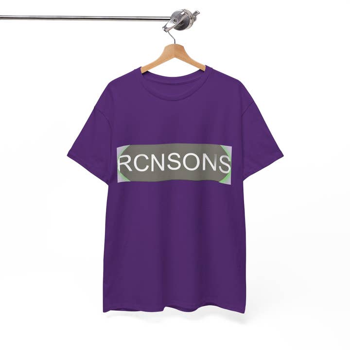 Camiseta Unissexo de Algodão Pesado RCNSONS por atacado de RC'nSONS