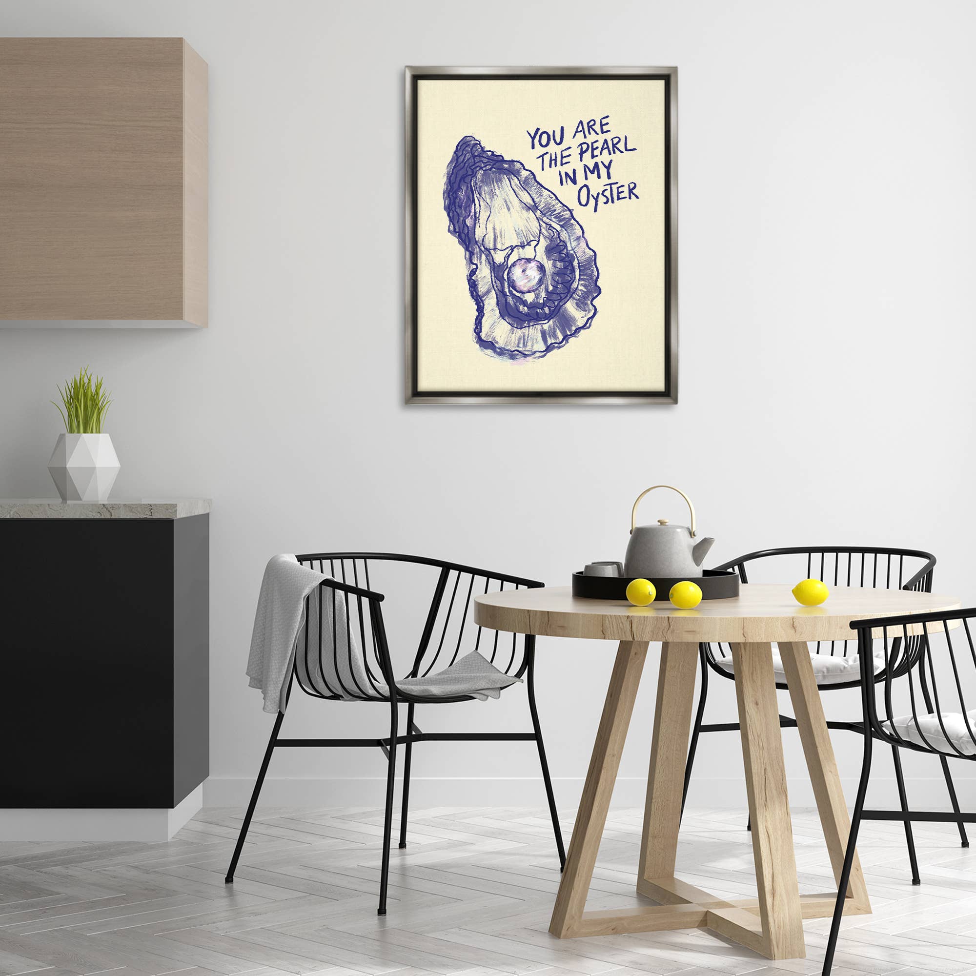 Stupell Industries - Venta al por mayor Cartel de pared - Arte de Pared enmarcado - Perla en mi Ostra5