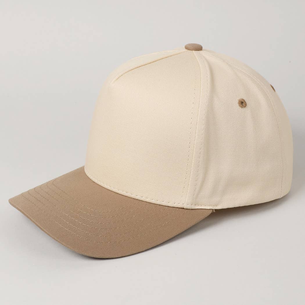 Fashion City - Wholesale Baseball Cap - Unisex - Plain Two-Tone Canvas Cotton Trucker Hat20