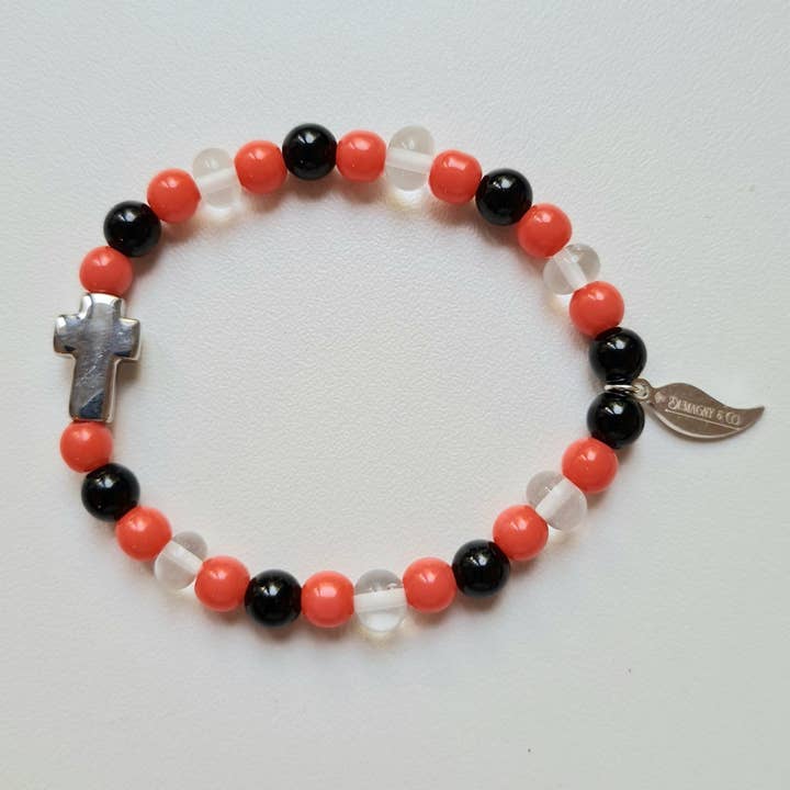 Bracelet Croix Corail C02 pour la vente par Dumagny & Co