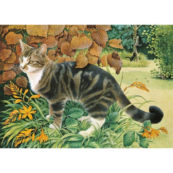 Greeting Card Twiglet Under Copper Filbert for wholesale by Natural Partners Limited