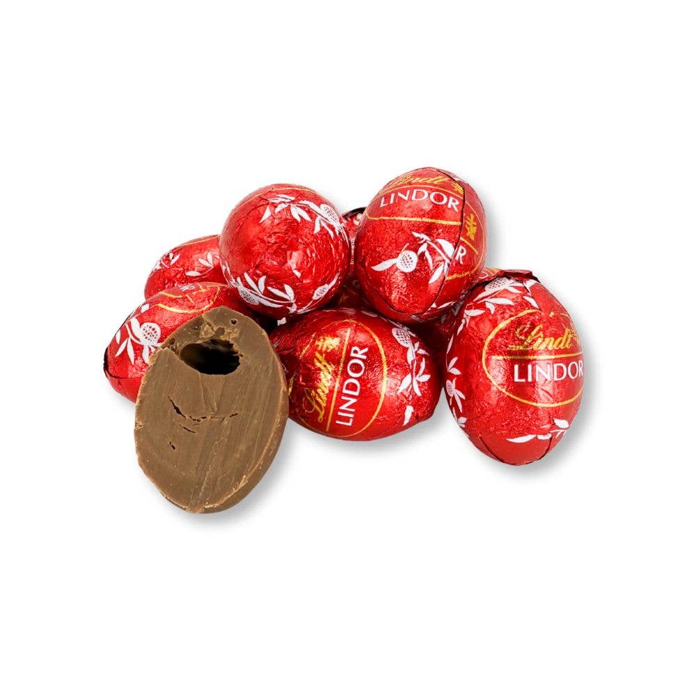 Candy In Bulk - Vente Chocolat - Lindt LINDOR Œuf de Pâques Truffes au Chocolat au Lait – Sac Économique en Vrac0
