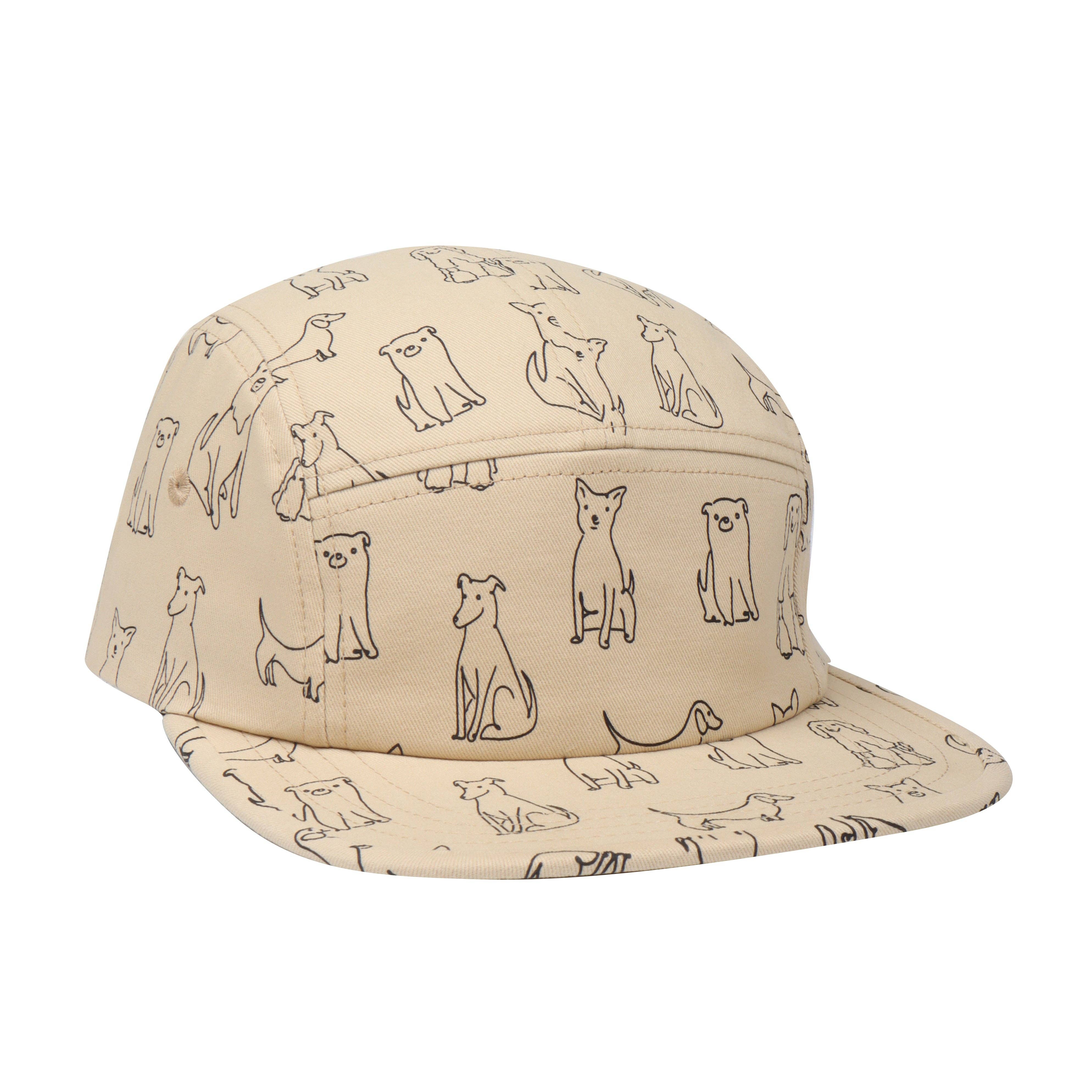 HATPHILE - Wholesale Flat Brim Cap - Unisex - HatPhile Cartoon Dog Cotton 5-Panel Hat – Playful Design for Everyday Wear3