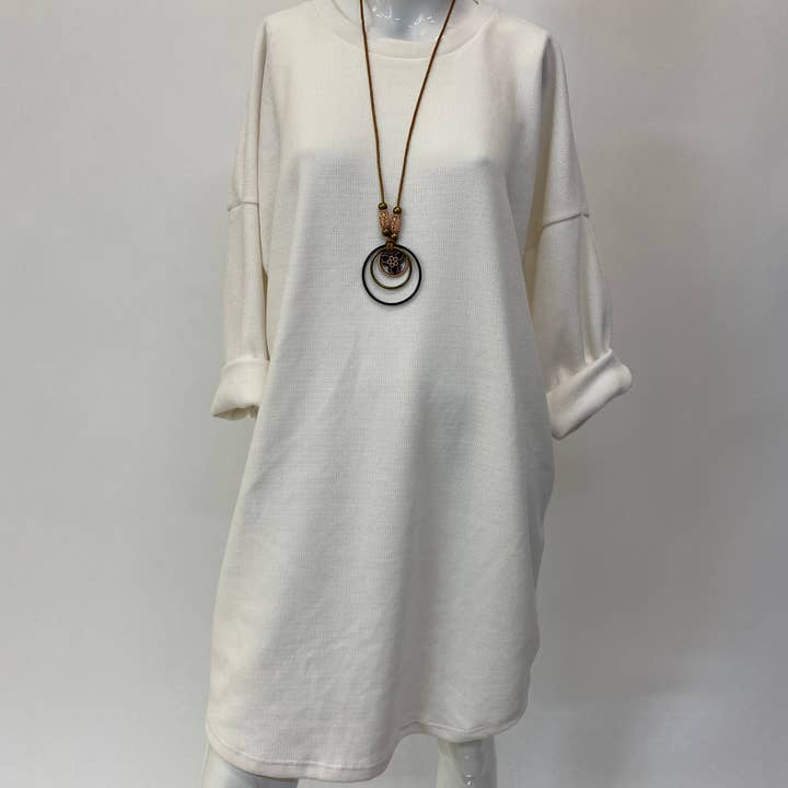 ORNELLA PARIS - Vente Robe – femme - Robe en velours avec collier SLV-R6363
15