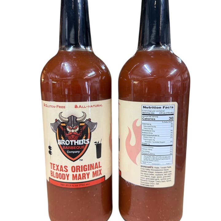 Brothers Barbeque Company - Wholesale Cocktail Mix/Syrup - Texas Original Bloody Mary Mix2