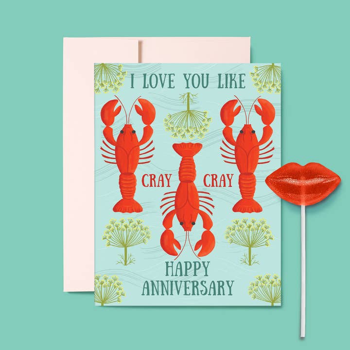 Wie Cray Cray Anniversary Card für den Großhandel von Belle Belette