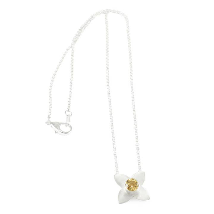 Flower Necklace for wholesale by Heather Stief Jewelry