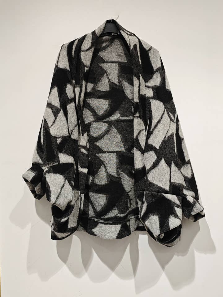 Pomelo paris - Wholesale Cardigan - Women's - SEE CAP BLACK1