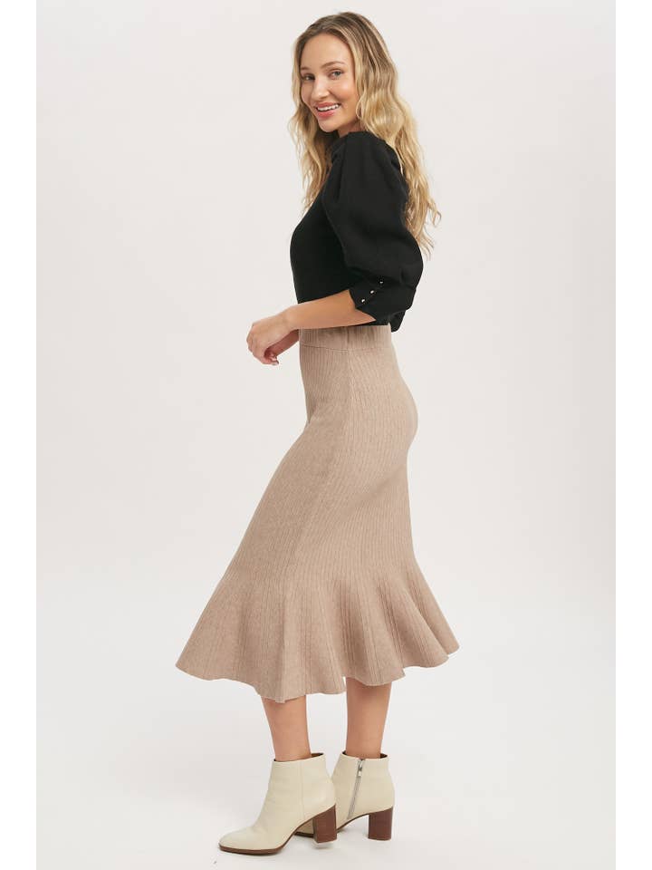 Bluivy - Wholesale Skirt - Women's - MERMAID SWEATER MIDI SKIRT17