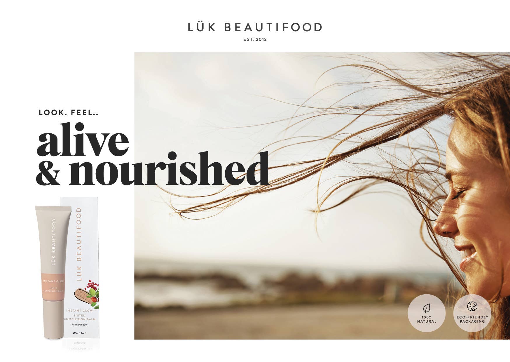LÜK BEAUTIFOOD [🇦🇺 AUS + USA🇺🇸] - Vente Crèmes hydratantes teintées - NUDE 4 (Medium) - Baume pour le teint teinté Instant Glow 30 ml11