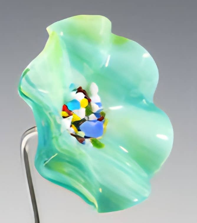 Forever Spring Flowers – Großhandel Tischdeko – Stehende Glasblume1