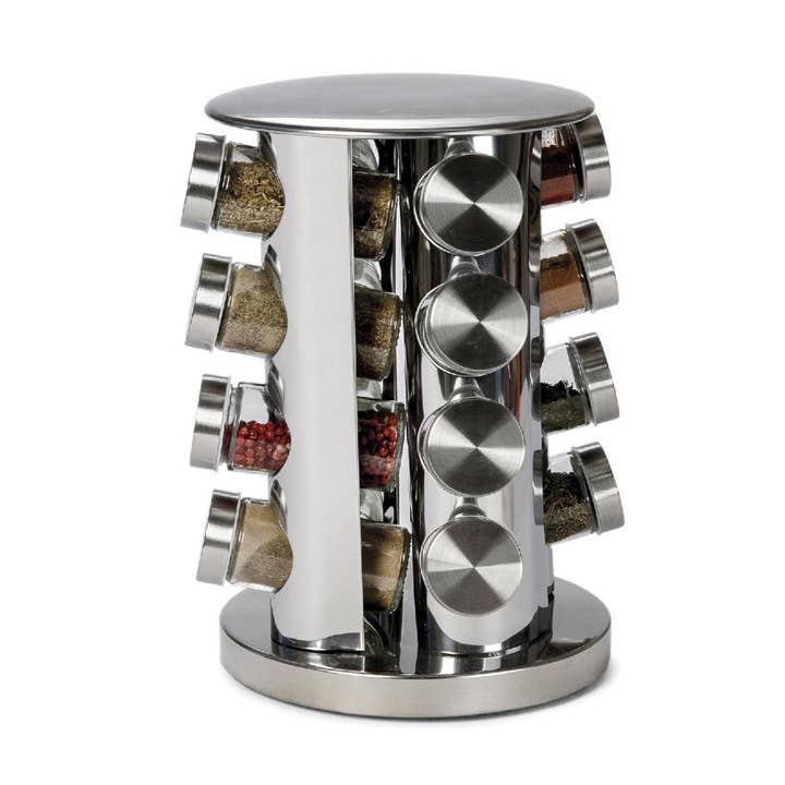 Metal kitchen spice rack for wholesale by Andrea House