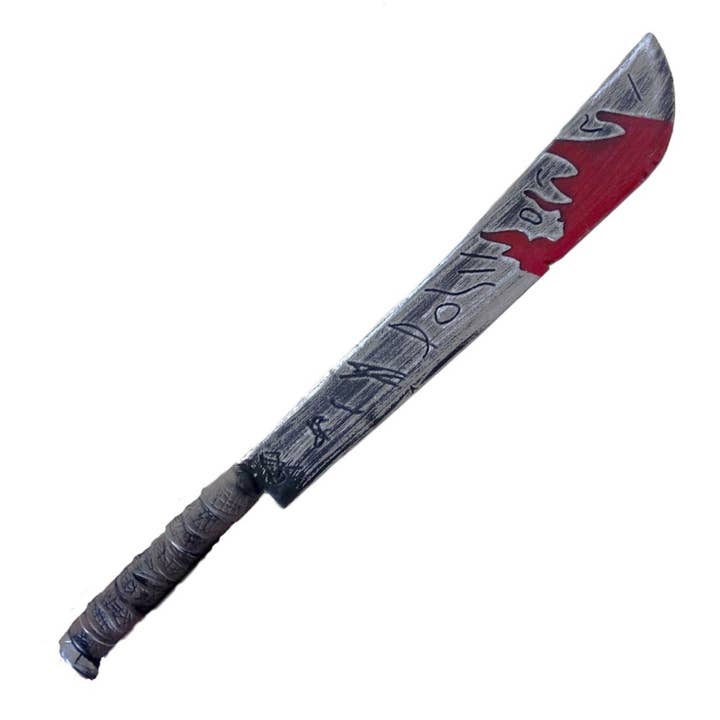 74cm Plastic Machete Knife Sword Halloween Prop Fancy Dress for wholesale by Stylex Party