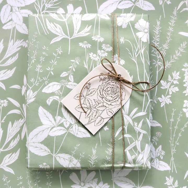 Typoflora - Wholesale Tissue Paper - Tissue Paper - Herbs in Sage6