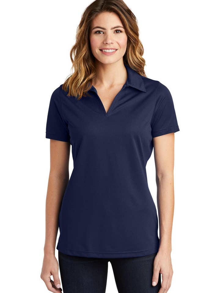 DressesMax - Wholesale Polo - Women's - Sport-Tek Ladies PosiCharge Active Textured Polo. LST690