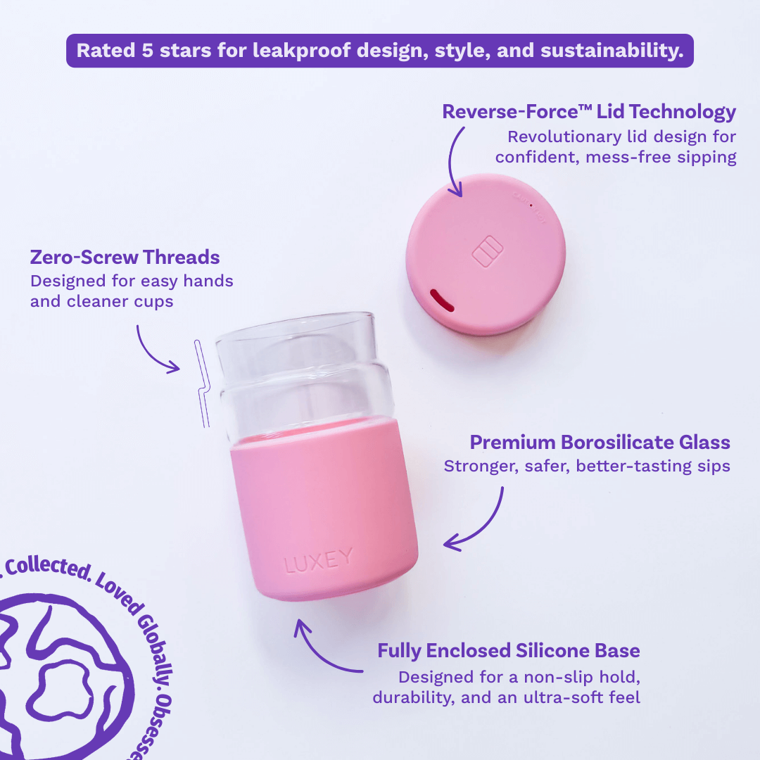 Luxey Cup - Vente Gourde/bouteille isotherme - LIME - Tasse à café réutilisable régulière 8oz3