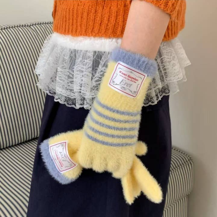 Funkyrel® Atzbranding Limited - Wholesale Gloves - Women's - Gloving - Women’s Touchscreen Stripe Gloves8