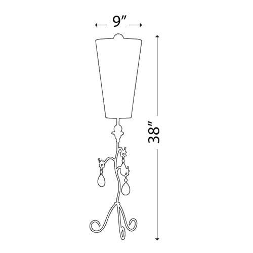 Lucas McKearn - Wholesale Accent/Desk Lamp - Tivoli Gold Table Lamp8