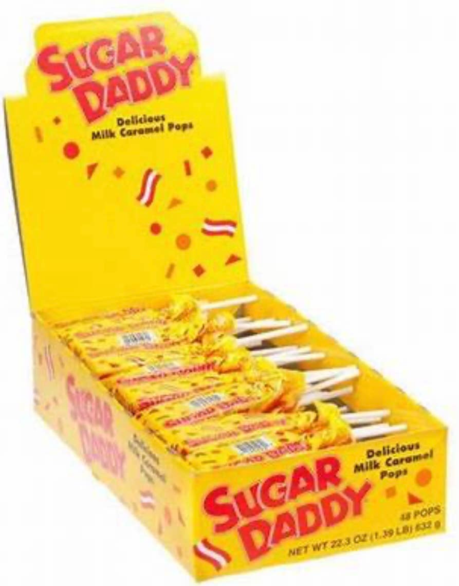 O'Shea's Candies Sweet Shop - Wholesale Lollipop - Nostalgic 1925 Original “Sugar Daddy” Caramel Pop 48ct Box8