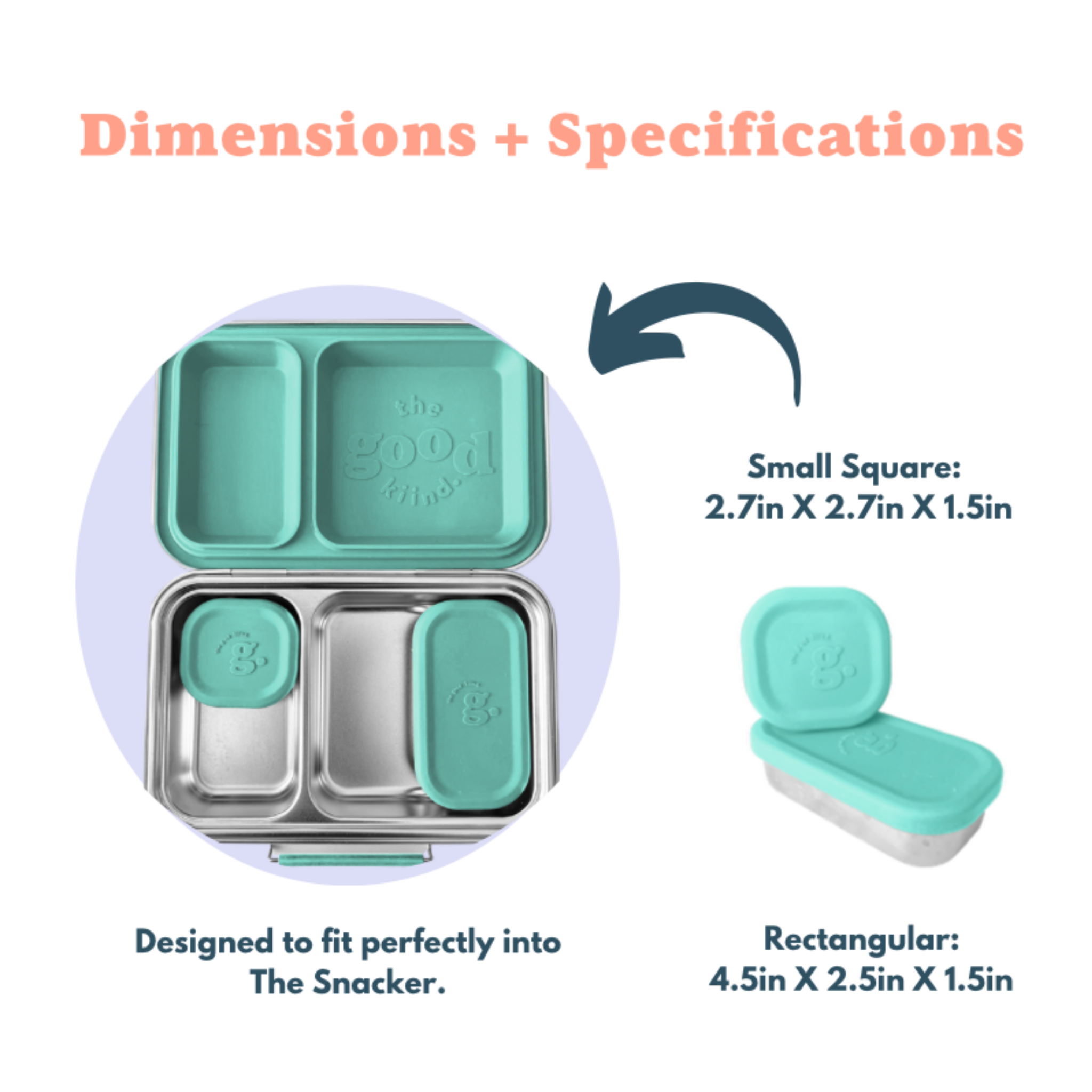 The Good Kiind - Wholesale Lunch Bag/Box - Kids - Lunch Box for Kids: The Snacker™ + The Explorer™ Mixed Case13