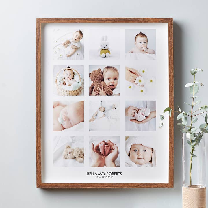 Personalised Baby Framed Photo Print for wholesale by Sophia Victoria Joy
