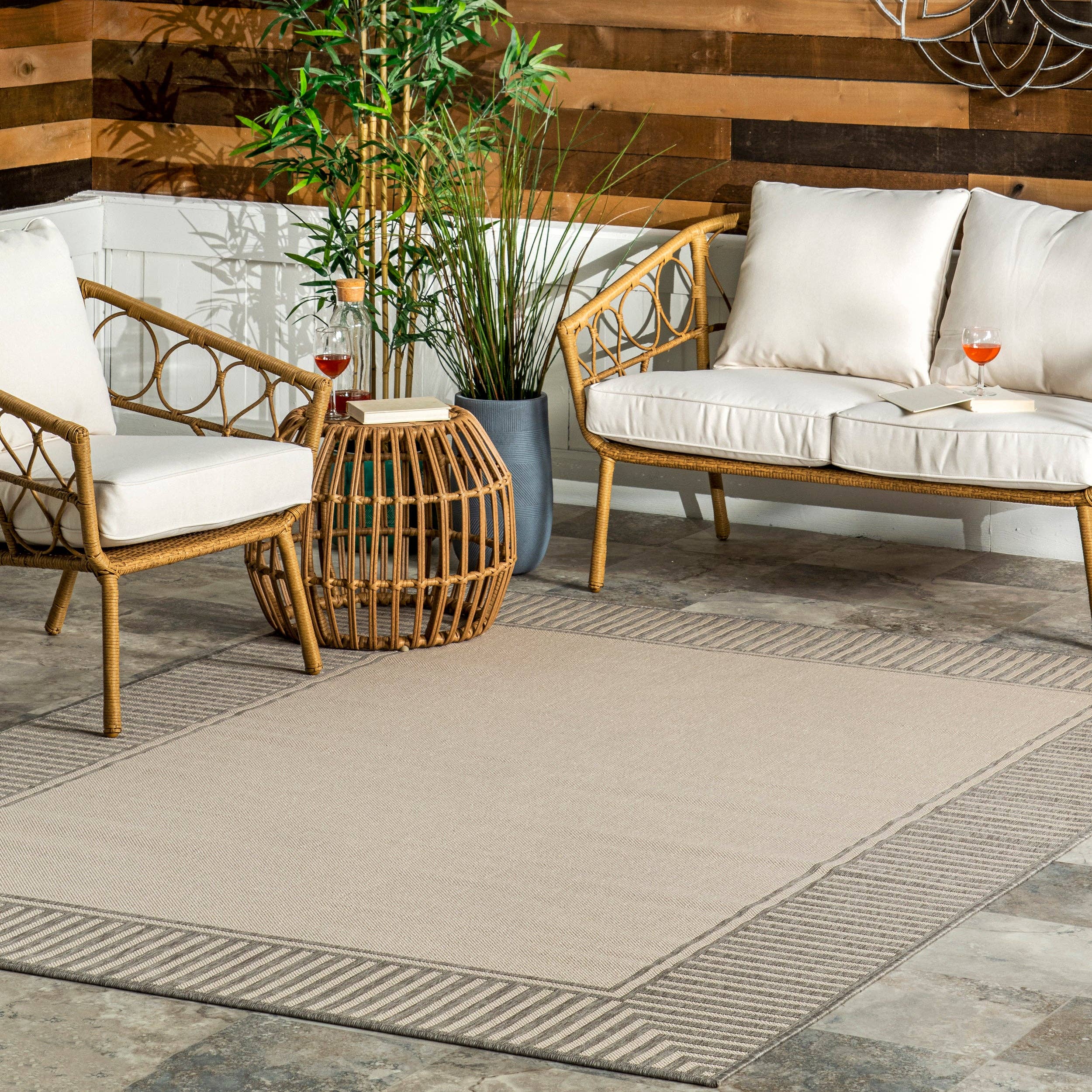 nuLOOM - Wholesale Area Rug - Nuloom Asha Simple Striped Indoor/Outdoor Area Rug38