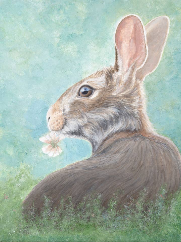 The Secret Garden - Bunny Print for wholesale by Tracy L Anderson