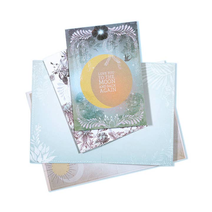 PAPAYA - Wholesale Love Card - Mini Card - Moon & Back6