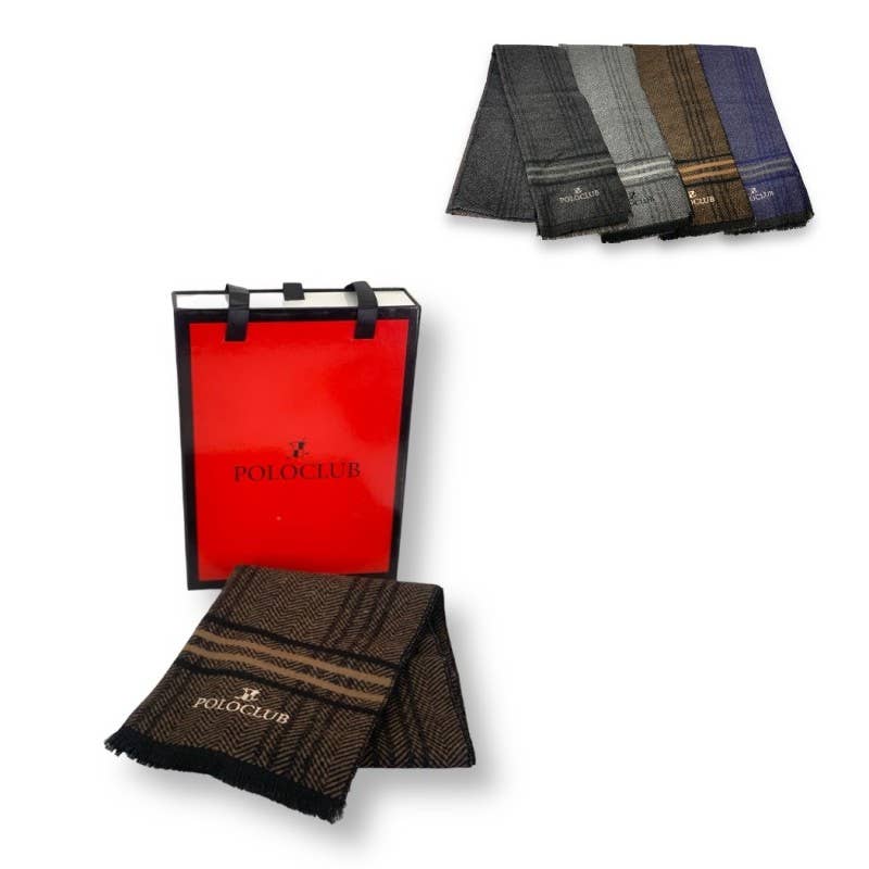 UNIVERSO ITALIA S.R.L.S. - Wholesale Scarf - Men's - POLOCLUB 106 men's scarf5