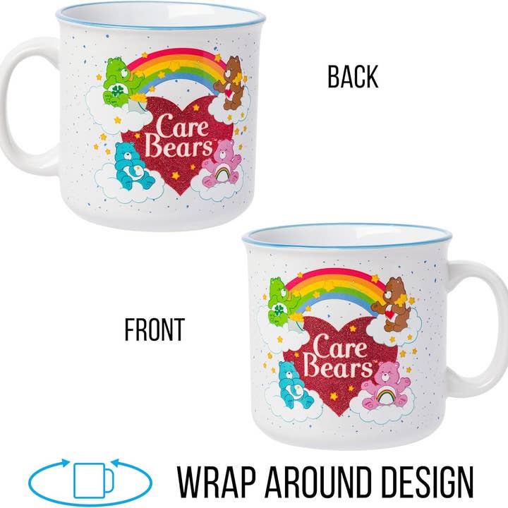 Innovarix – Caneca por atacado – Caneca de Cerâmica Care Bears Rainbow Heart - 20 Oz.4