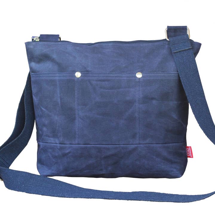 Tragetasche aus gewachstem Segeltuch, Reise-Umhängetasche für Herren für den Großhandel von hippirhino