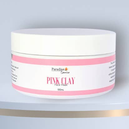Masque visage à l'argile rose 100 ml pour la vente par Paradise Essences