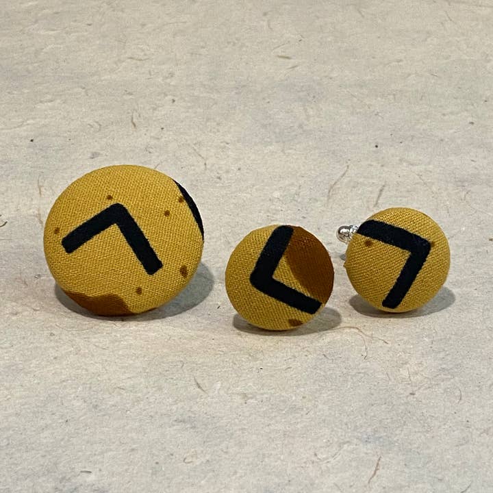 Manchetknoopjes & Reversspeld - Terron Ankara Wax Print Stof voor wholesale door A New Day, A New Dawn NYC, LLC.