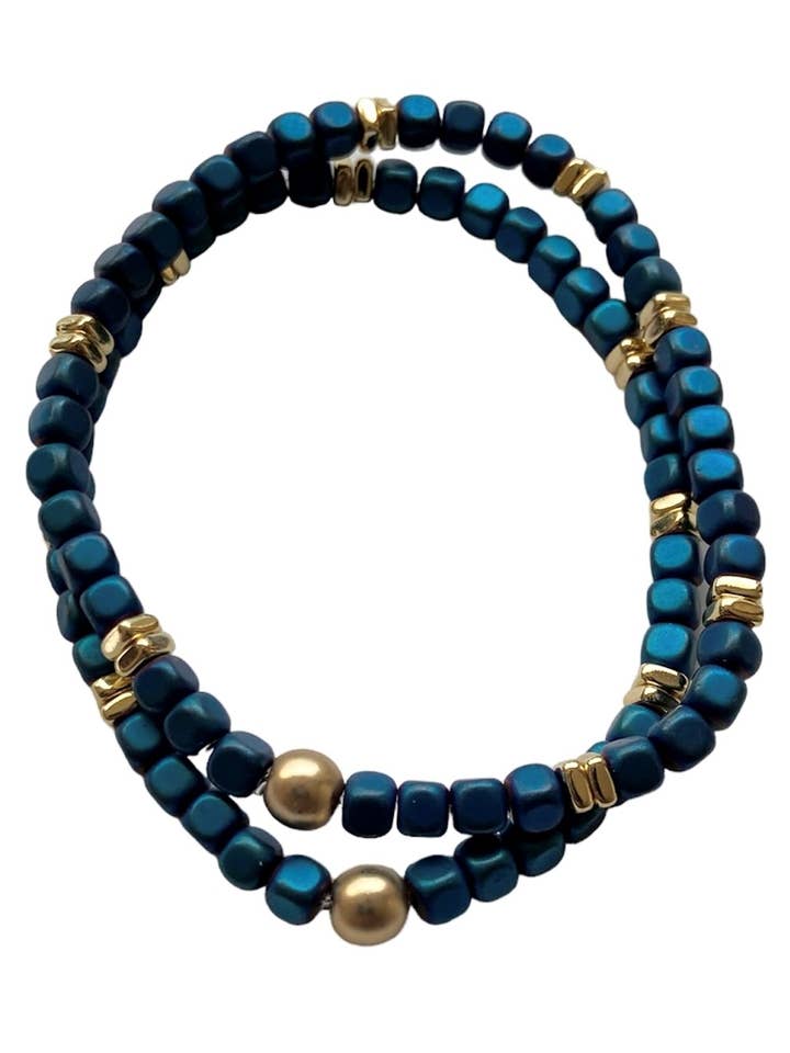 Hematite bracelet for wholesale by Trecy Bleich