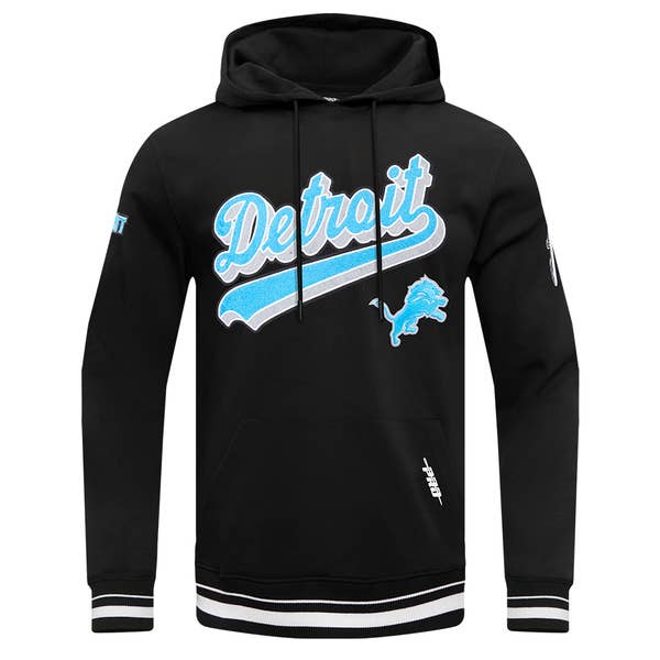 Detroit Lions Script Tail Rib FLC PO Hoodie for wholesale by BB Branded