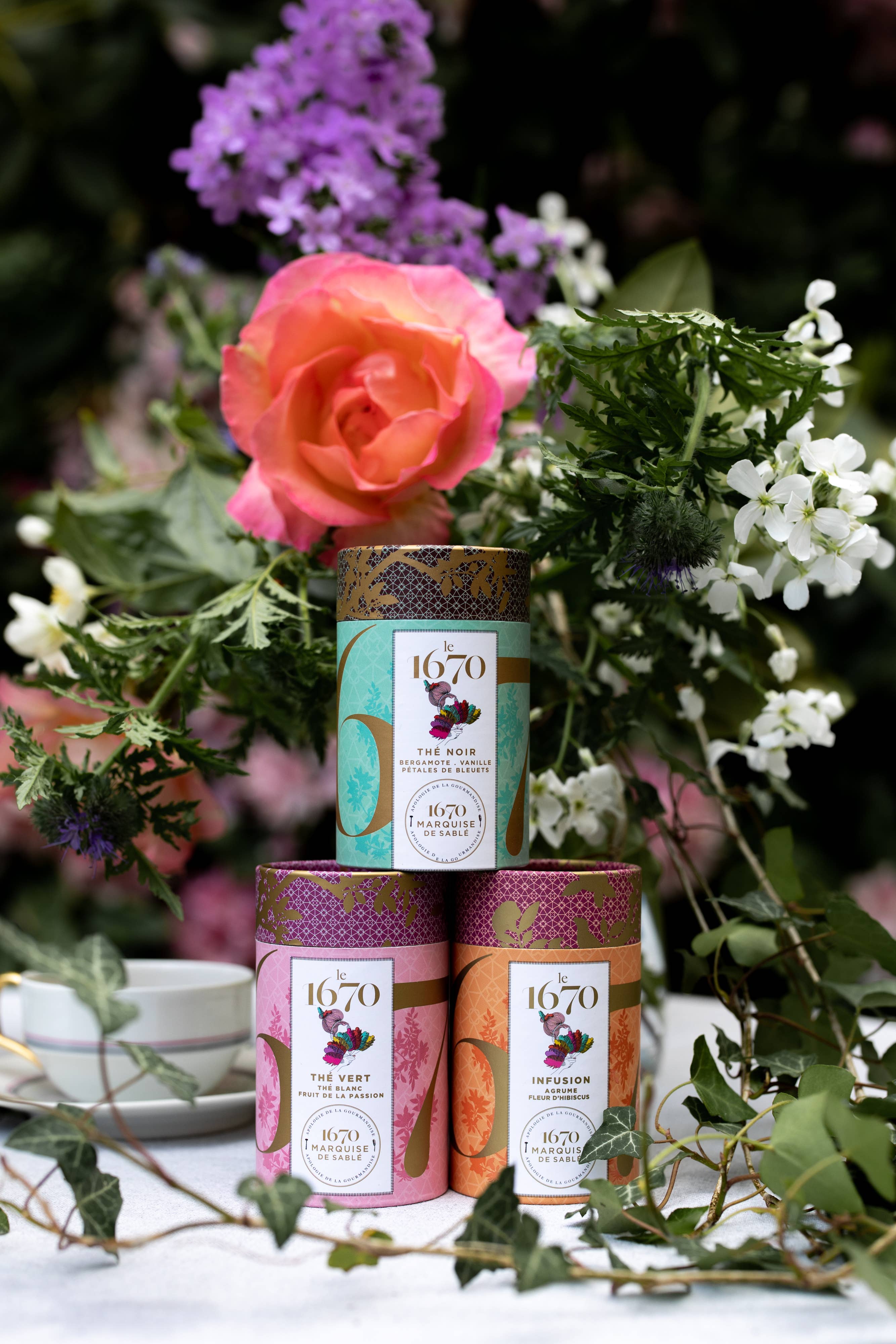 LA SABLESIENNE – Chá de saúde/Detox por atacado – Chá verde 1670 Fruto da Paixão - 50g1