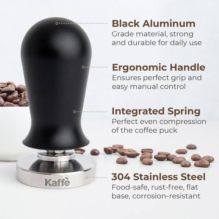 Kaffe - Wholesale Kitchen Tool/Gadget - Kaffe 54mm Espresso Tamper Spring Loaded Design